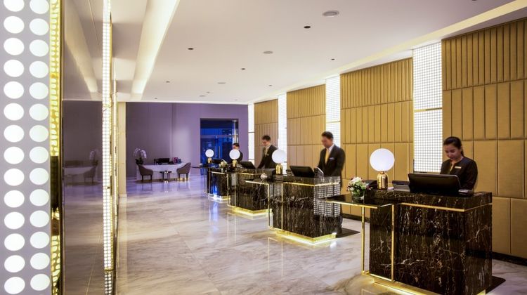 The Tower Plaza Hotel Lobby