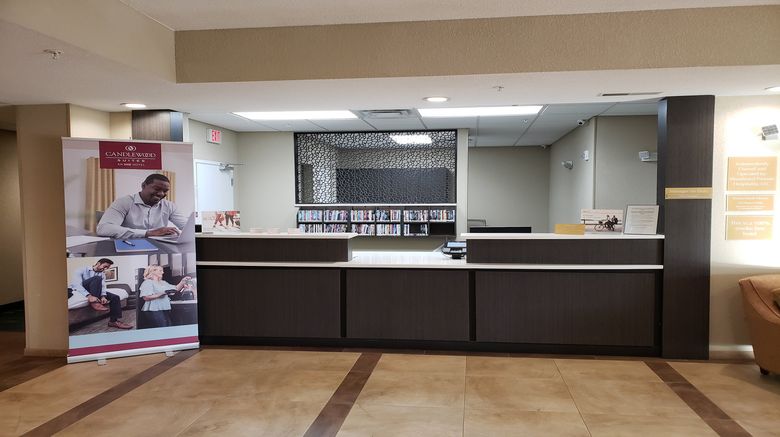 <b>Candlewood Suites Woodward Lobby</b>. Images powered by <a href="https://www.leonardoworldwide.com/" title="Leonardo Worldwide" target="_blank">Leonardo</a>.