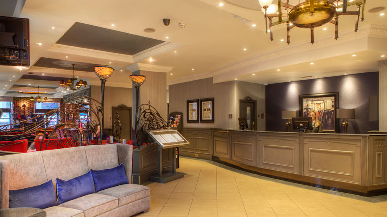 <b>Holiday Inn Glasgow Theatreland Lobby</b>. Images powered by <a href="https://www.leonardoworldwide.com/" title="Leonardo Worldwide" target="_blank">Leonardo</a>.