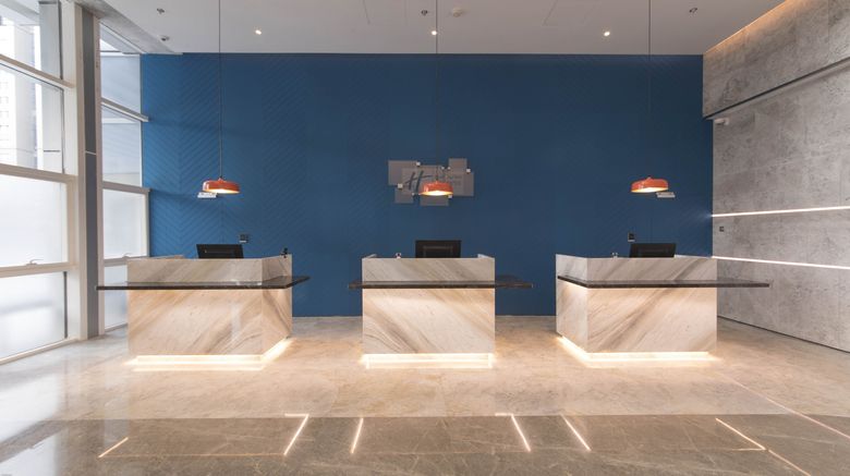 <b>Holiday Inn Express Liyang Huafu Lobby</b>. Images powered by <a href="https://www.leonardoworldwide.com/" title="Leonardo Worldwide" target="_blank">Leonardo</a>.
