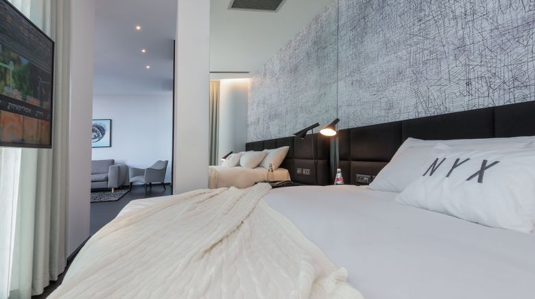 <b>NYX Hotel Herzliya Suite</b>. Images powered by <a href="https://www.leonardoworldwide.com/" title="Leonardo Worldwide" target="_blank">Leonardo</a>.