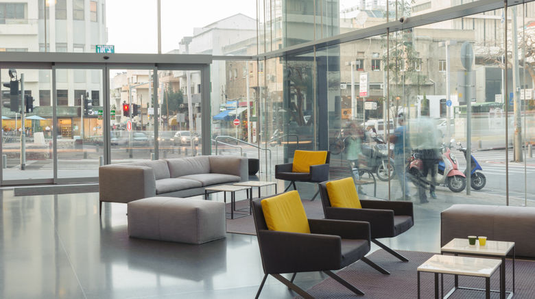 <b>Hotel Rothschild Tel Aviv Lobby</b>. Images powered by <a href="https://www.leonardoworldwide.com/" title="Leonardo Worldwide" target="_blank">Leonardo</a>.