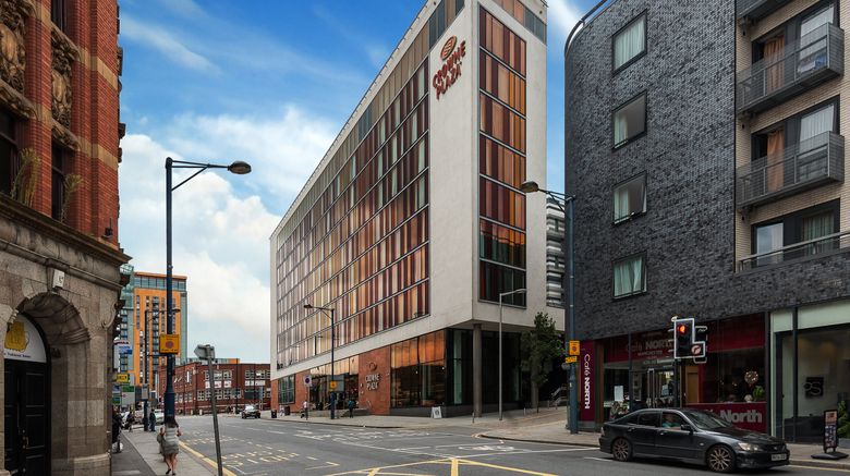 <b>Crowne Plaza Hotel Manchester City Ctr Exterior</b>. Images powered by <a href="https://www.leonardoworldwide.com/" title="Leonardo Worldwide" target="_blank">Leonardo</a>.