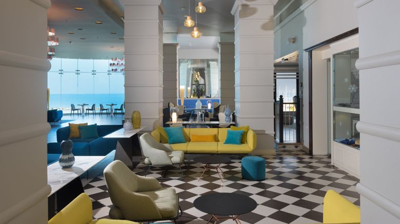 <b>Herods Tel Aviv Hotel Lobby</b>. Images powered by <a href="https://www.leonardoworldwide.com/" title="Leonardo Worldwide" target="_blank">Leonardo</a>.