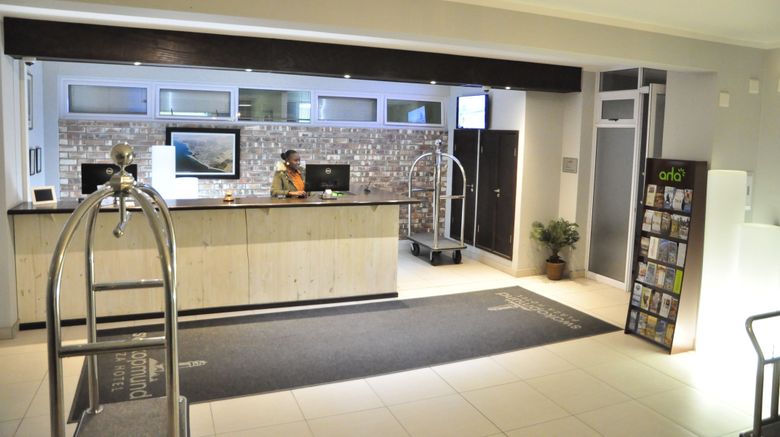<b>Swakopmund Plaza Hotel Lobby</b>. Images powered by <a href="https://www.leonardoworldwide.com/" title="Leonardo Worldwide" target="_blank">Leonardo</a>.