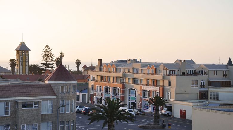 <b>Swakopmund Plaza Hotel Exterior</b>. Images powered by <a href="https://www.leonardoworldwide.com/" title="Leonardo Worldwide" target="_blank">Leonardo</a>.
