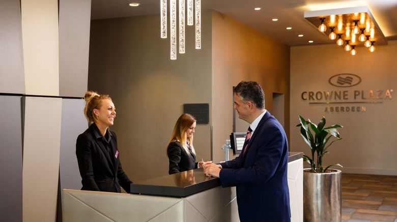 <b>Crowne Plaza Aberdeen Airport Lobby</b>. Images powered by <a href="https://www.leonardoworldwide.com/" title="Leonardo Worldwide" target="_blank">Leonardo</a>.