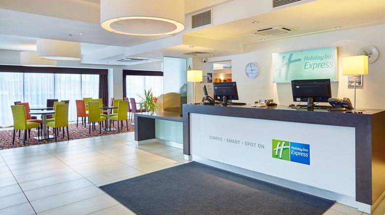 <b>Holiday Inn Express South A45 Lobby</b>. Images powered by <a href="https://leonardo.com/" title="Leonardo Worldwide" target="_blank">Leonardo</a>.