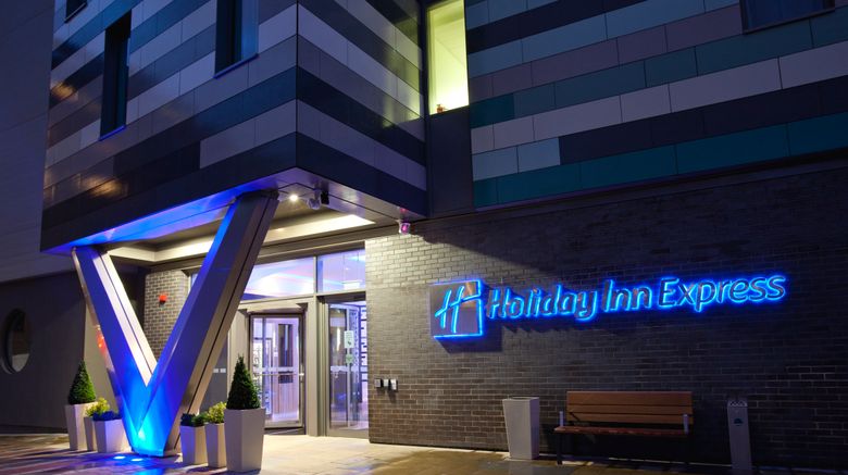 <b>Holiday Inn Express-MEN Arena Exterior</b>. Images powered by <a href="https://www.leonardoworldwide.com/" title="Leonardo Worldwide" target="_blank">Leonardo</a>.