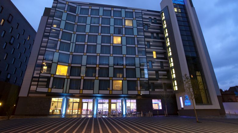 <b>Holiday Inn Express-MEN Arena Exterior</b>. Images powered by <a href="https://www.leonardoworldwide.com/" title="Leonardo Worldwide" target="_blank">Leonardo</a>.