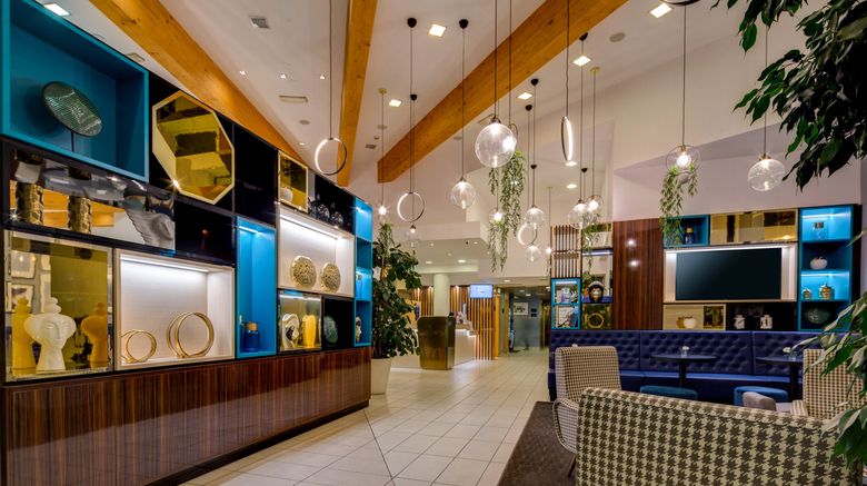 <b>Holiday Inn Express Bologna-Fiera Lobby</b>. Images powered by <a href="https://leonardo.com/" title="Leonardo Worldwide" target="_blank">Leonardo</a>.