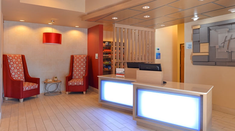 <b>Holiday Inn Express Lobby</b>. Images powered by <a href="https://www.leonardoworldwide.com/" title="Leonardo Worldwide" target="_blank">Leonardo</a>.
