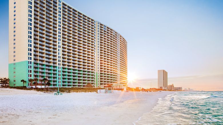 Wyndham Panama City Beach Exterior. Images powered by <a href="https://www.leonardoworldwide.com" target="_blank" rel="noopener">Leonardo</a>.