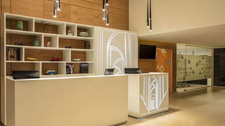<b>Fiesta Inn Express Queretaro Constituyen Lobby</b>. Images powered by <a href="https://www.leonardoworldwide.com/" title="Leonardo Worldwide" target="_blank">Leonardo</a>.
