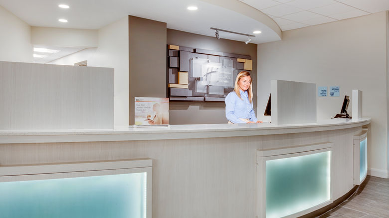 <b>Holiday Inn Express & Suites Beachfront Lobby</b>. Images powered by <a href="https://www.leonardoworldwide.com/" title="Leonardo Worldwide" target="_blank">Leonardo</a>.