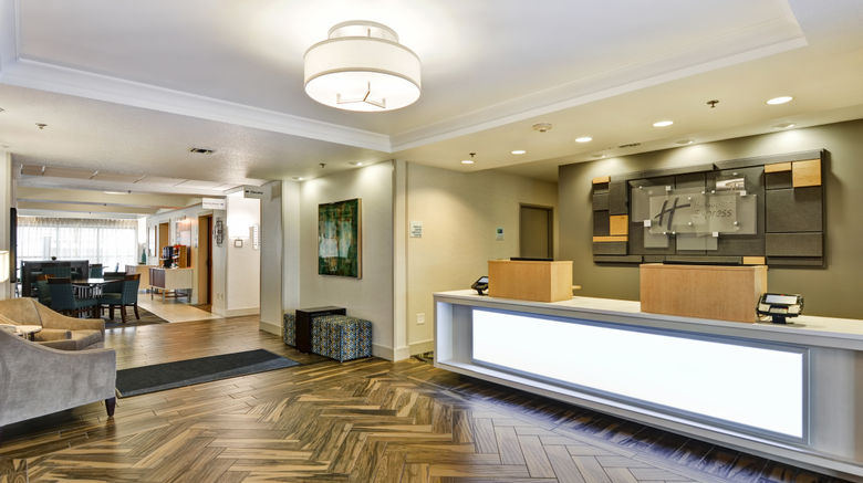 <b>Holiday Inn Express Lobby</b>. Images powered by <a href="https://www.leonardoworldwide.com/" title="Leonardo Worldwide" target="_blank">Leonardo</a>.