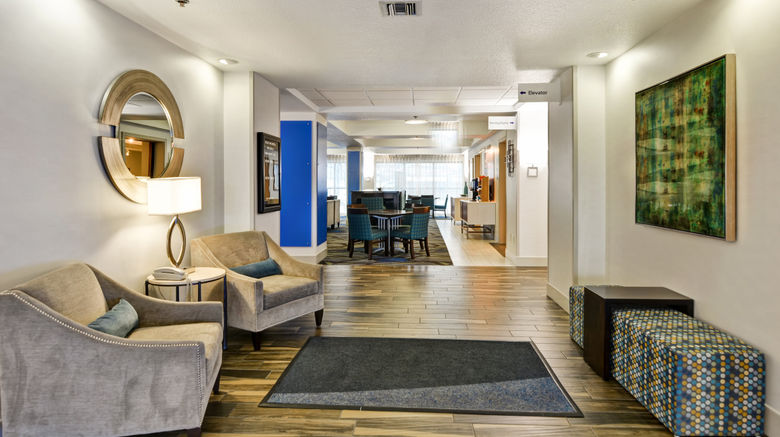 <b>Holiday Inn Express Lobby</b>. Images powered by <a href="https://www.leonardoworldwide.com/" title="Leonardo Worldwide" target="_blank">Leonardo</a>.