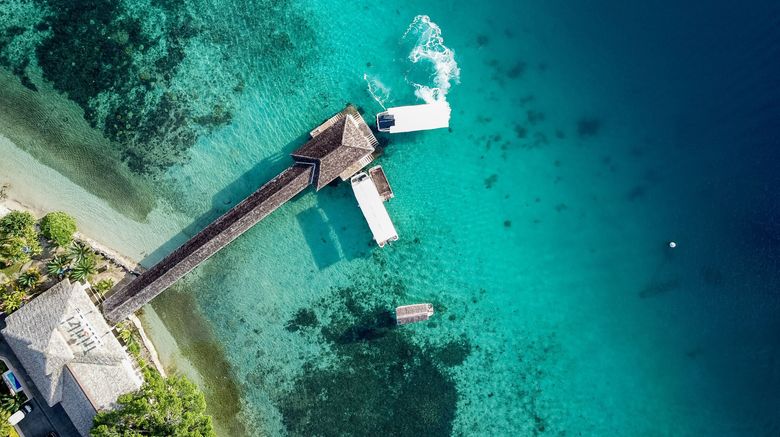 <b>Iririki Island Resort & Spa Exterior</b>. Images powered by <a href="https://www.leonardoworldwide.com/" title="Leonardo Worldwide" target="_blank">Leonardo</a>.