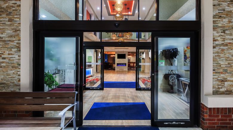 <b>Holiday Inn Express & Stes Houston East Exterior</b>. Images powered by <a href="https://www.leonardoworldwide.com/" title="Leonardo Worldwide" target="_blank">Leonardo</a>.