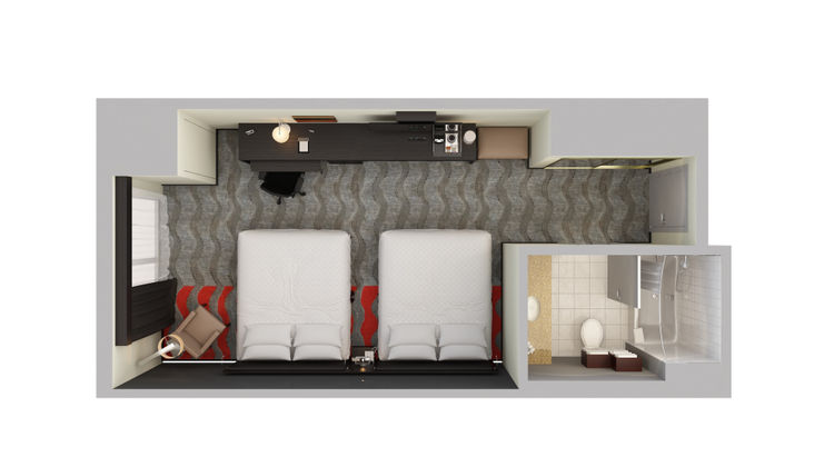 Holiday Inn Expres/Suites Downtown Room