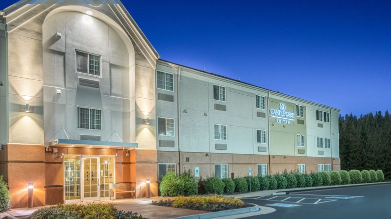 Candlewood Suites Exterior. Images powered by <a href="https://www.leonardoworldwide.com" target="_blank" rel="noopener">Leonardo</a>.
