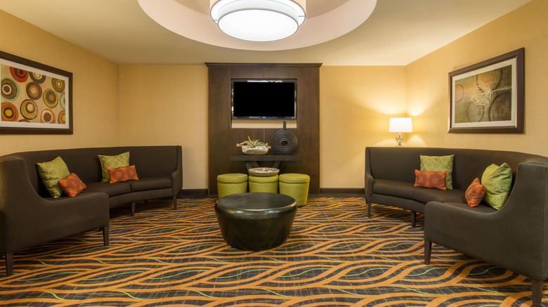 <b>Holiday Inn Express Hotel & Stes Lobby</b>. Images powered by <a href="https://www.leonardoworldwide.com/" title="Leonardo Worldwide" target="_blank">Leonardo</a>.