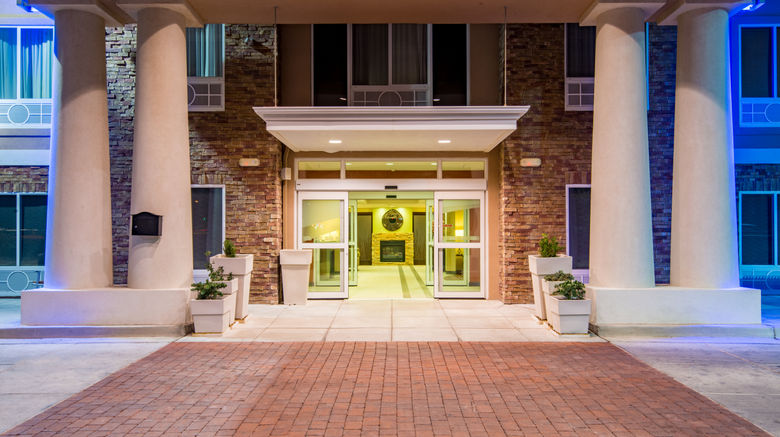 <b>Holiday Inn Express Hotel & Stes Exterior</b>. Images powered by <a href="https://www.leonardoworldwide.com/" title="Leonardo Worldwide" target="_blank">Leonardo</a>.