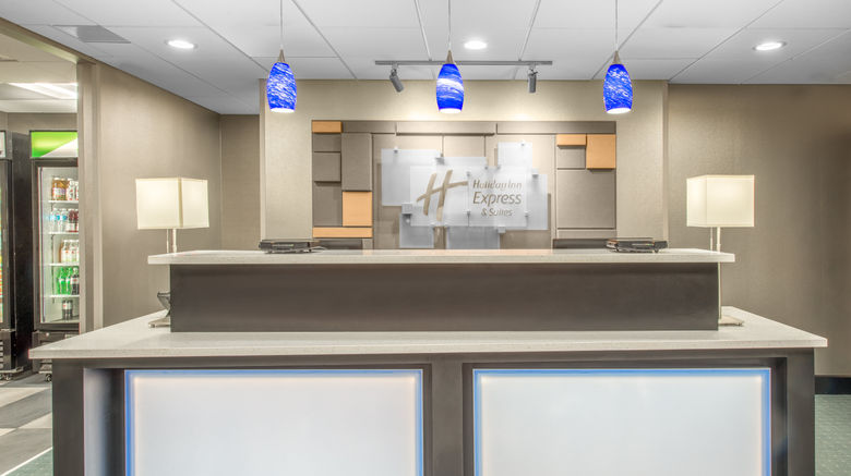 <b>Holiday Inn Express & Suites Shawnee Lobby</b>. Images powered by <a href="https://www.leonardoworldwide.com/" title="Leonardo Worldwide" target="_blank">Leonardo</a>.