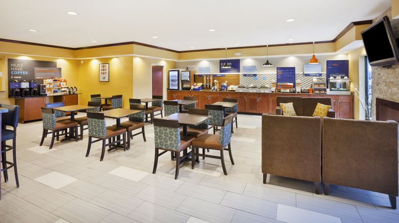 <b>Holiday Inn Express Restaurant</b>. Images powered by <a href="https://www.leonardoworldwide.com/" title="Leonardo Worldwide" target="_blank">Leonardo</a>.