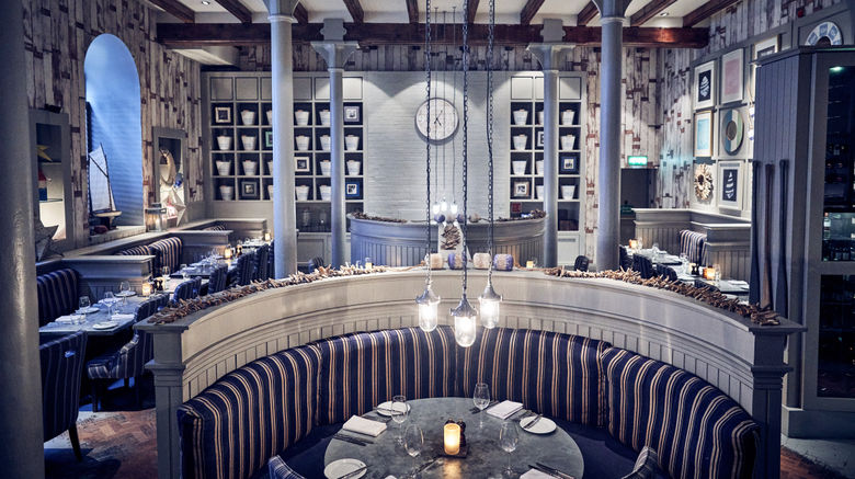 <b>Malmaison Belfast Restaurant</b>. Images powered by <a href="https://www.leonardoworldwide.com/" title="Leonardo Worldwide" target="_blank">Leonardo</a>.