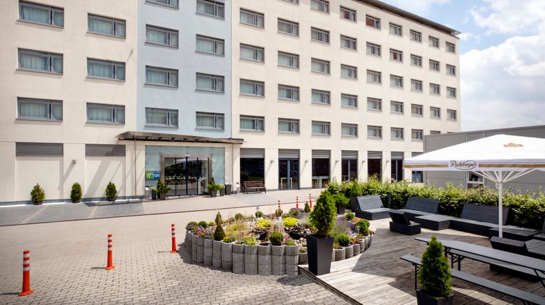 <b>Holiday Inn Express Munich Messe Exterior</b>. Images powered by <a href="https://www.leonardoworldwide.com/" title="Leonardo Worldwide" target="_blank">Leonardo</a>.