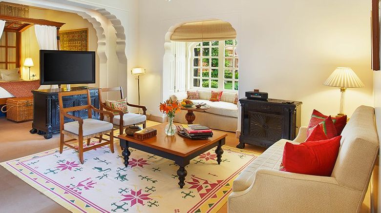 <b>The Oberoi Rajvilas Hotel Lobby</b>. Images powered by <a href="https://www.leonardoworldwide.com/" title="Leonardo Worldwide" target="_blank">Leonardo</a>.