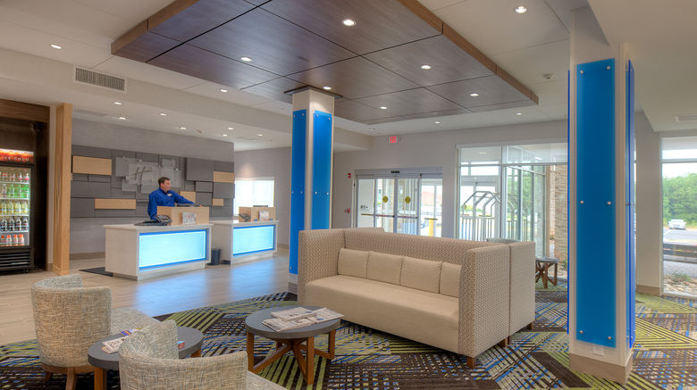 <b>Holiday Inn Express & Suites Fort Mill Lobby</b>. Images powered by <a href="https://www.leonardoworldwide.com/" title="Leonardo Worldwide" target="_blank">Leonardo</a>.