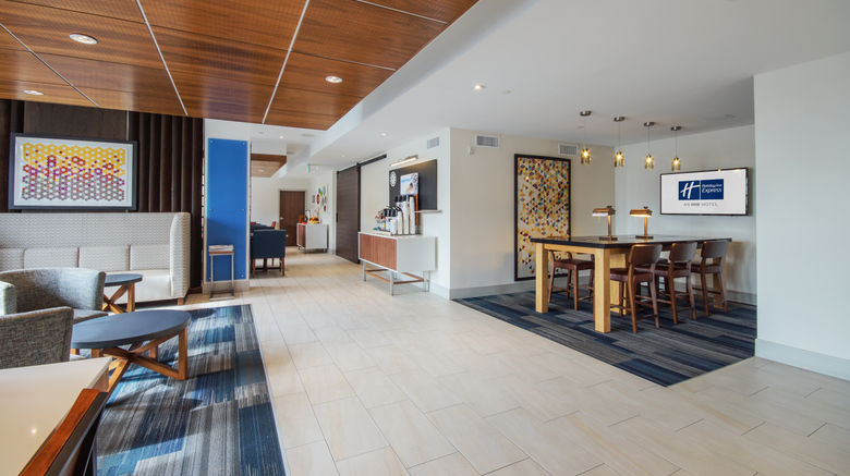 <b>Holiday Inn Express Mira Mesa Lobby</b>. Images powered by <a href="https://www.leonardoworldwide.com/" title="Leonardo Worldwide" target="_blank">Leonardo</a>.