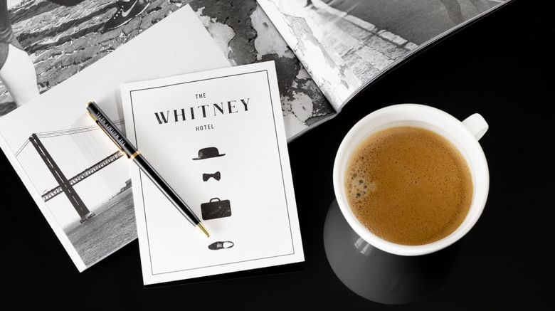 <b>The Whitney Hotel Room</b>. Images powered by <a href="https://www.leonardoworldwide.com/" title="Leonardo Worldwide" target="_blank">Leonardo</a>.