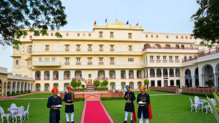 The Raj Palace Exterior