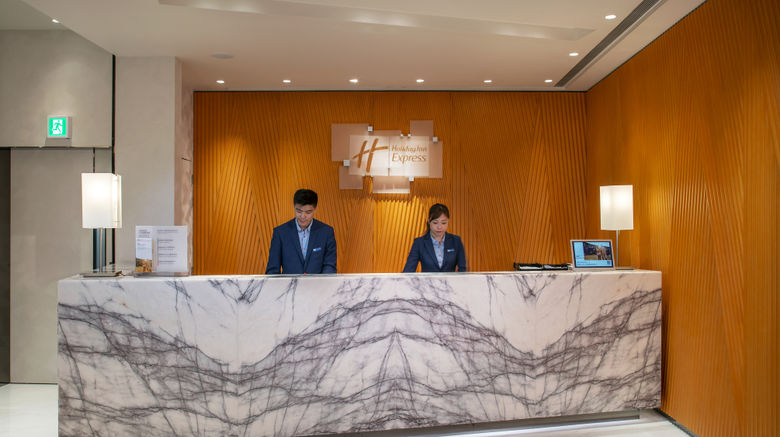 <b>Holiday Inn Express Kowloon CBD2 Lobby</b>. Images powered by <a href="https://www.leonardoworldwide.com/" title="Leonardo Worldwide" target="_blank">Leonardo</a>.