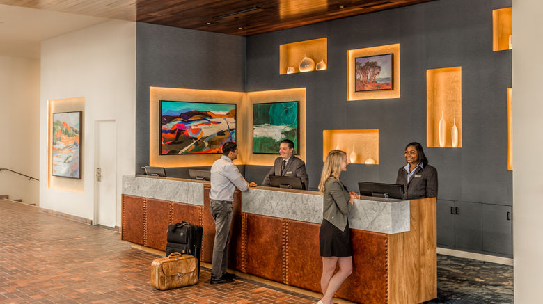 <b>Portola Hotel & Spa at Monterey Bay Lobby</b>. Images powered by <a href="https://www.leonardoworldwide.com/" title="Leonardo Worldwide" target="_blank">Leonardo</a>.