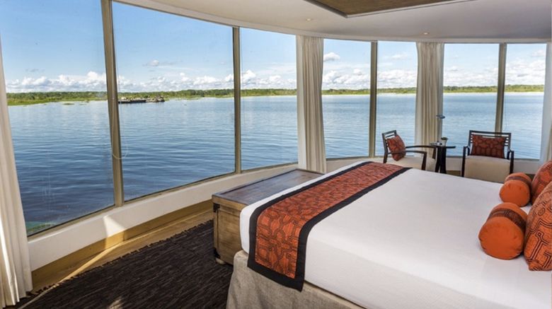 <b>Delfin Amazon Cruises Suite</b>. Images powered by <a href="https://www.leonardoworldwide.com/" title="Leonardo Worldwide" target="_blank">Leonardo</a>.
