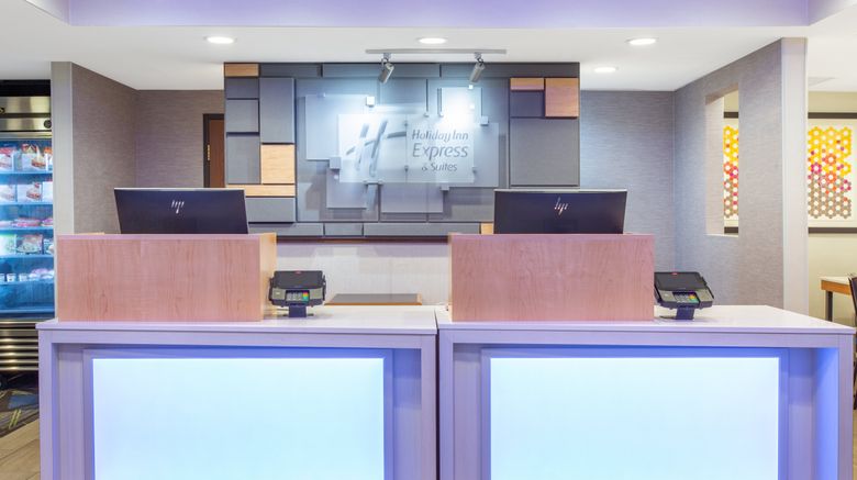 <b>Holiday Inn Express Lobby</b>. Images powered by <a href="https://www.leonardoworldwide.com/" title="Leonardo Worldwide" target="_blank">Leonardo</a>.