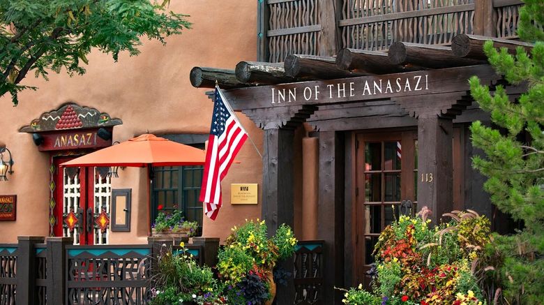 Rosewood Inn of the Anasazi Exterior. Images powered by <a href="http://www.leonardo.com" target="_blank" rel="noopener">Leonardo</a>.