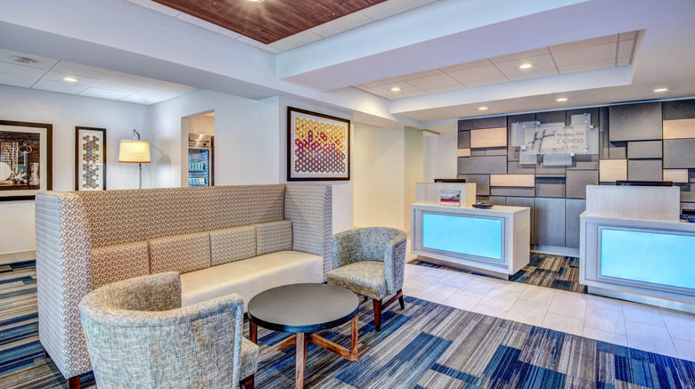 <b>Holiday Inn Express & Suites Woodbridge Lobby</b>. Images powered by <a href="https://www.leonardoworldwide.com/" title="Leonardo Worldwide" target="_blank">Leonardo</a>.