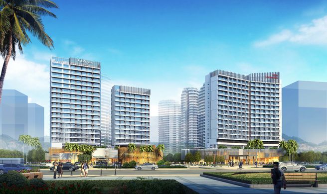 Oakwood Apartments Sanya Exterior