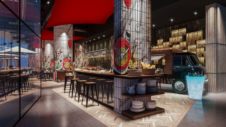 <b>Oakwood Apartments Sanya Restaurant</b>. Images powered by <a href="https://www.leonardoworldwide.com/" title="Leonardo Worldwide" target="_blank">Leonardo</a>.