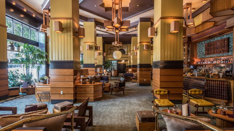 <b>The Freehand Los Angeles Lobby</b>. Images powered by <a href="https://www.leonardoworldwide.com/" title="Leonardo Worldwide" target="_blank">Leonardo</a>.
