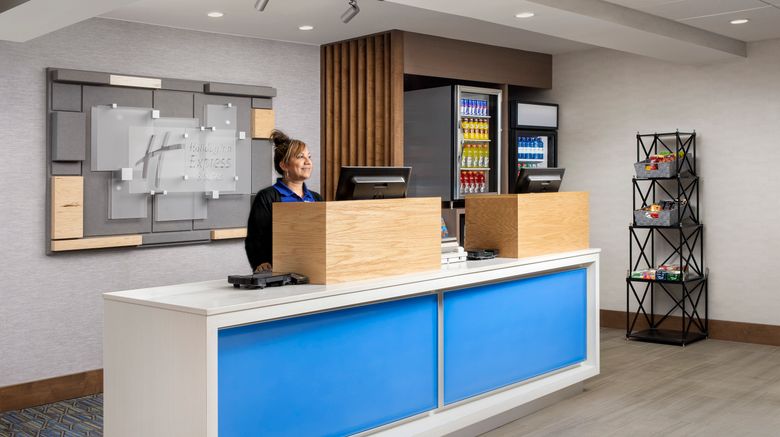 <b>Holiday Inn Express Hotel & Suites Lobby</b>. Images powered by <a href="https://www.leonardoworldwide.com/" title="Leonardo Worldwide" target="_blank">Leonardo</a>.