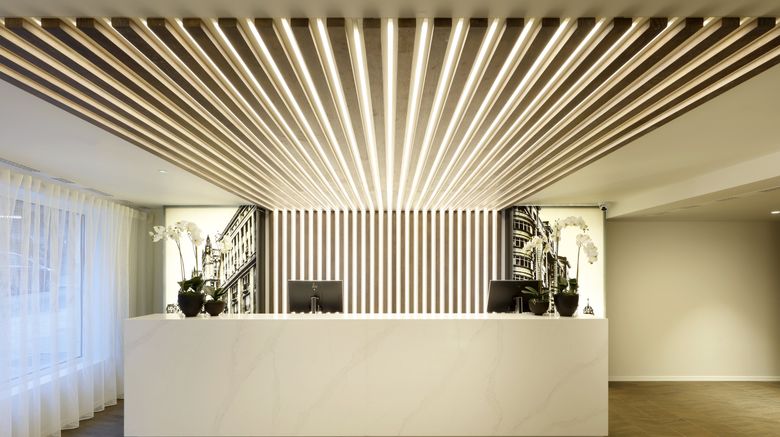 <b>Eurostars Madrid Gran Via Lobby</b>. Images powered by <a href="https://www.leonardoworldwide.com/" title="Leonardo Worldwide" target="_blank">Leonardo</a>.