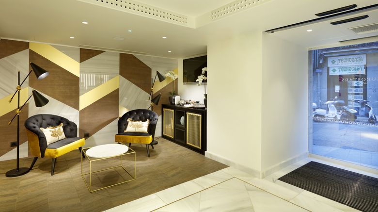 <b>Eurostars Madrid Gran Via Lobby</b>. Images powered by <a href="https://www.leonardoworldwide.com/" title="Leonardo Worldwide" target="_blank">Leonardo</a>.