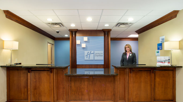 <b>Holiday Inn Express Lobby</b>. Images powered by <a href="https://www.leonardoworldwide.com/" title="Leonardo Worldwide" target="_blank">Leonardo</a>.