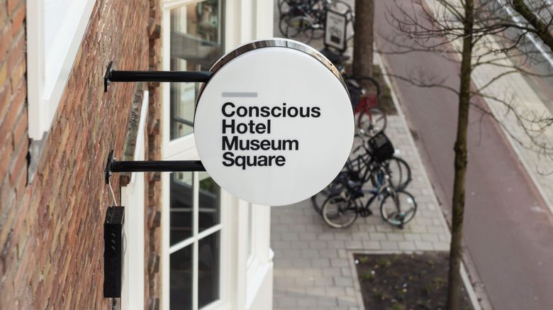 <b>Conscious Hotel Museum Square Exterior</b>. Images powered by <a href="https://www.leonardoworldwide.com/" title="Leonardo Worldwide" target="_blank">Leonardo</a>.
